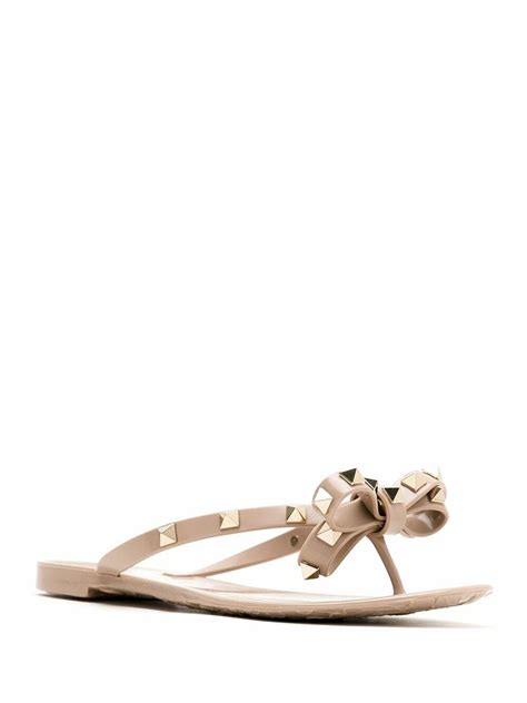 valentino rockstud thong sandal replica